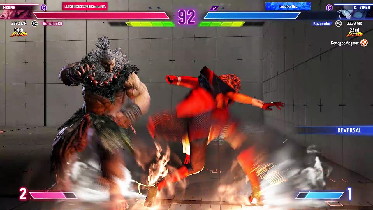 SF6 - Bonchan vs. Kazunoko (C. Viper) 2300 MR Ranked *Oct 18, 2025