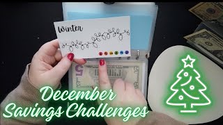 December Cash Stuffing No. 1 | $213 | ❄️ Vlogmas Day 11❄️