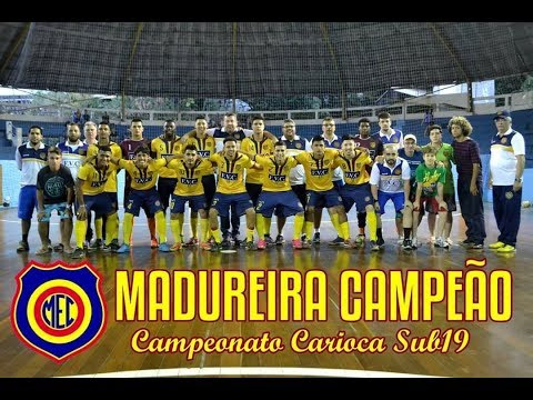 MADUREIRA CAMPEÃO CARIOCA 2017 SUB 19 - M. DA GRAÇA 5 x 7 MEC 27/08/2017