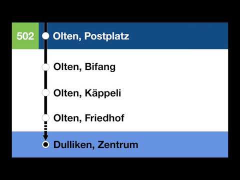 BOGG Ansagen - 502 Trimbach – Olten – Dulliken