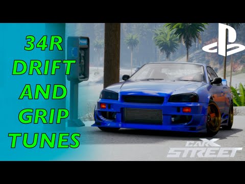 CarX Street - 34R Tuning Guide for Drift and Grip Class C4