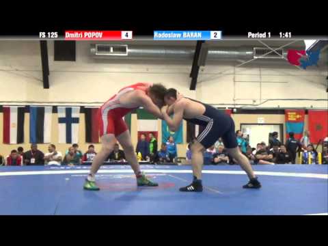 125 KG SF - Dmitri Popov (KAZ) vs Radoslaw Baran (POL)