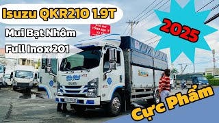 Isuzu 1 Tấn 9 Mui Bạt Nhôm Full Inox 201 | Isuzu Sài Gòn báo giá Isuzu 1 Tấn 9 Thùng Nhôm Inox 201