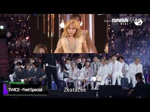 TXT, Seventeen & Ateez Reaction to TWICE in MAMA 2019