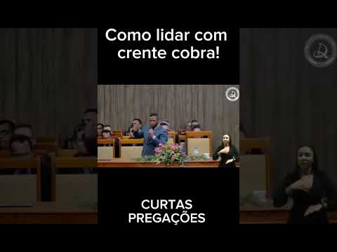 Pra. Osiel Gomes. Como lidar com crente cobra!