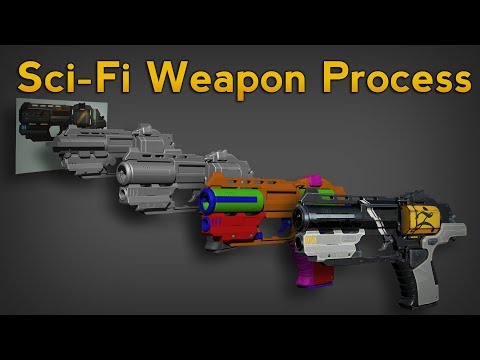 Sci-Fi Weapon Process Intro