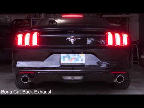 2016 Mustang V6 with Borla Stinger "S-type" Cat Back Exhaust