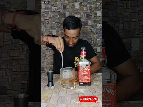 Royal $ Jack Daniels fire🔥🔥🥃#work #recipe #drink #youtubeshorts #plz_subscribe_my_channel 🔥🥃