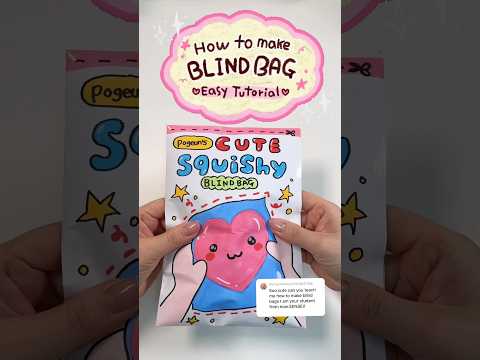 How to make Blind bag TUTORIAL✨ #howtomakeblindbag #paperdiy #papercraft #diy