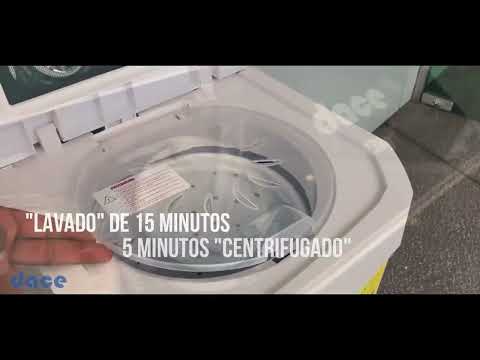 thumbnail video image 2 of Lavadora Dace Semiautomática Doble Tina 13 Kg Blanca, 2 of 5