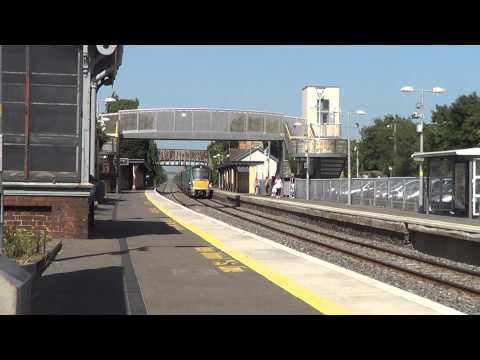 Irish Rail 22000 DMU 22009 + 22030 arrives at Rush and Lusk