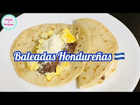 COMO HACER BALEADAS HONDURENAS 😍
