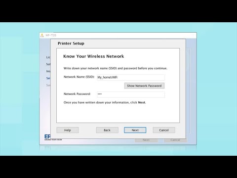 Connecting Your Printer to a Wireless Network Using the Control Panel