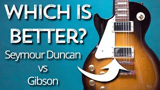Video thumbnail for Seymour Duncan JB vs Gibson Burstbucker Pro - Gibson Les Paul Studio by Dad Rock and Guitars