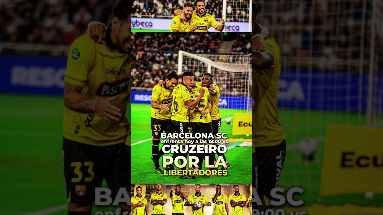 Barcelona SC debuta vs Cruzeiro | Fase de grupos Libertadores 2026