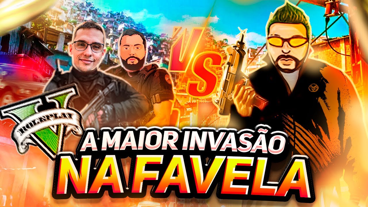 INVADIRAM A FAVELA DA GROTA!! | GTA RP