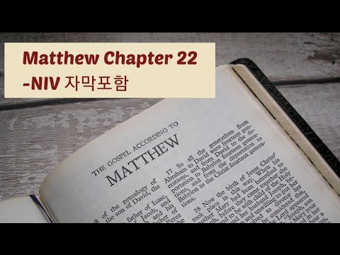 Matthew 22 NIV AUDIO BIBLE (with text)
