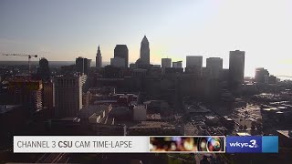 Wednesday Cleveland sunset time-lapse for July 17, 2019