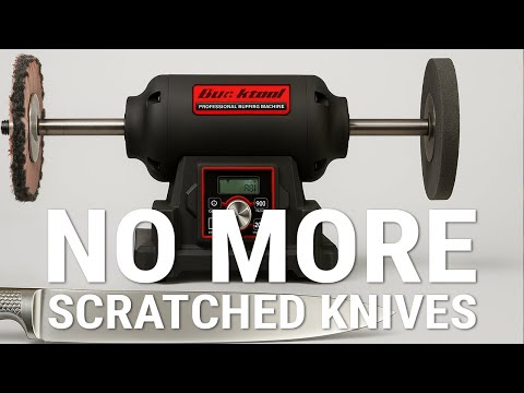 I Found The Perfect Knife Finish! (The 900 RPM Buffing Secret) 🔪 [4K]