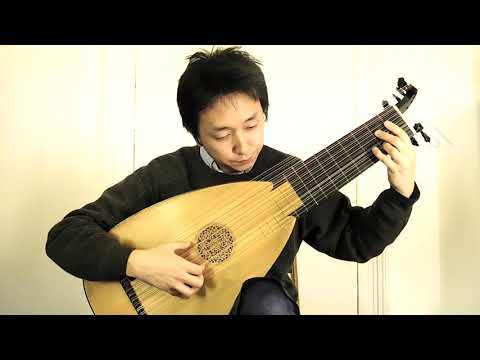 Charles Mouton - La belle Tris Allemande,      Baroque Lute - Yuichi Sasaki