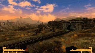Fallout New Vegas, Raw Footage #31: The Underground Train Tunnel Near Nellis AFB (in 1080p HD)