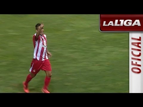 Gol de Felipe Sanchón  (1-0) en el Girona CF - Deportivo Alavés - HD