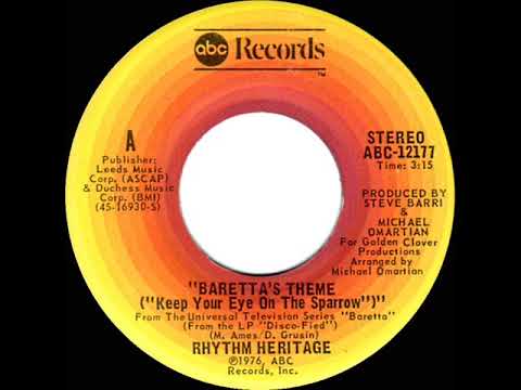 1976 HITS ARCHIVE: Baretta’s Theme - Rhythm Heritage (stereo 45 single version)