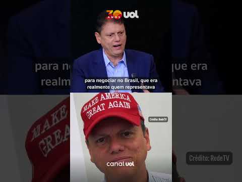 Tarcísio diz que não colocaria boné de Trump novamente após tarifaço