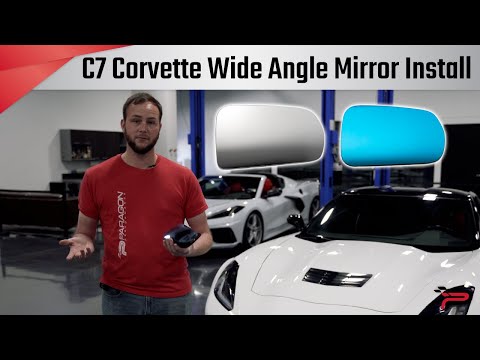 C7 Corvette Wide Angle Convex Mirrors - Paragon Performance