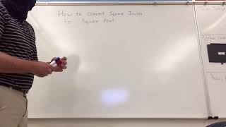Converting square inches to square feet