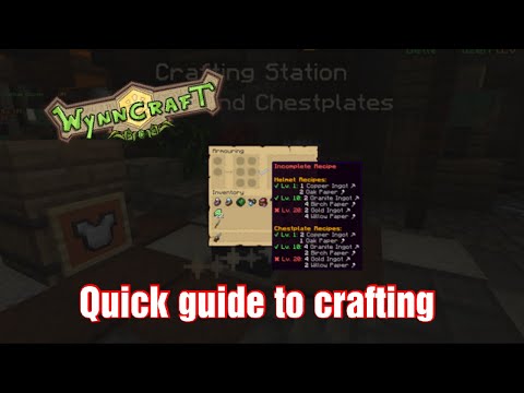 Wynncraft Crafting Guide