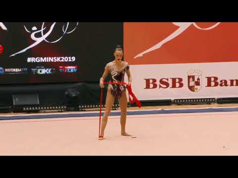 Rebecca Gergalo Ribbon AA - World Challenge Cup Minsk 2019