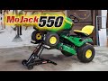 MoJack 550 Riding Mower Lift - Unboxing, Set-Up and Use.