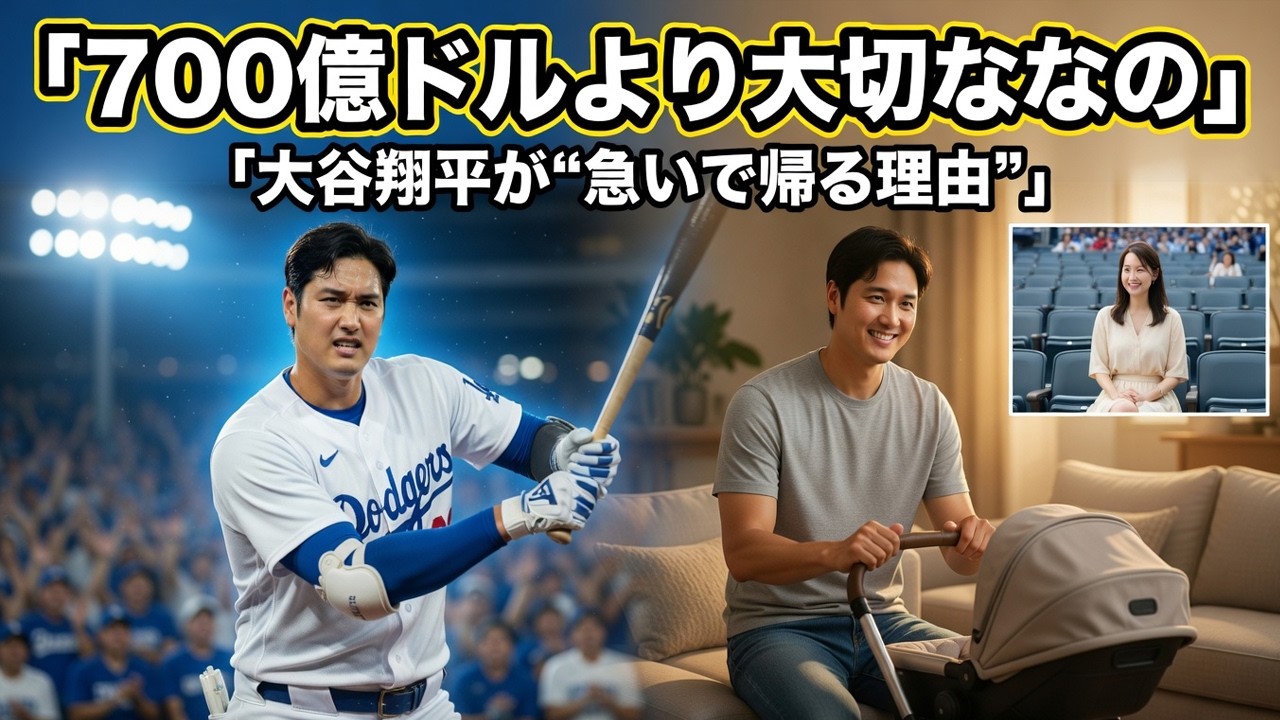 大谷翔平、試合後に急いで帰る理由とは？誰も知らない“本当の姿”! 700億円の裏にある感動の真実