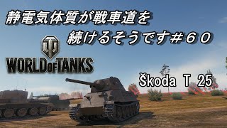【WoT:Škoda T 25】【ゆっくり実況】静電気体質が戦車道を続けるようです#60