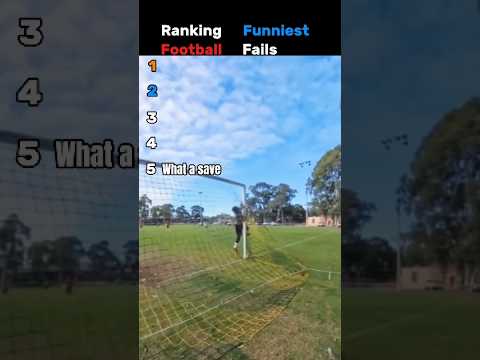 Ranking Funniest Football fails #shorts #ranking #top5 #funny #fail