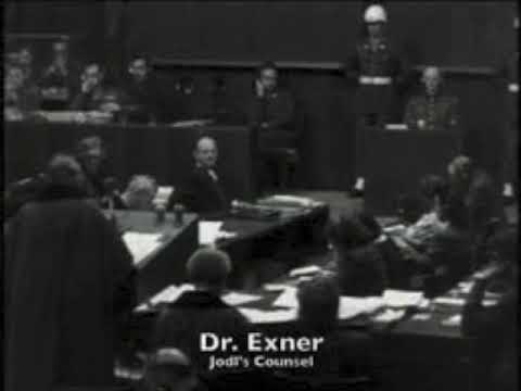 Nuremberg Trial Day 181 (1946) Jodl Closing Arguments by Dr. Franz Exner