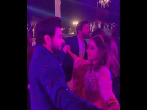 Saboor Aly and Ali Ansari wedding dance with actors