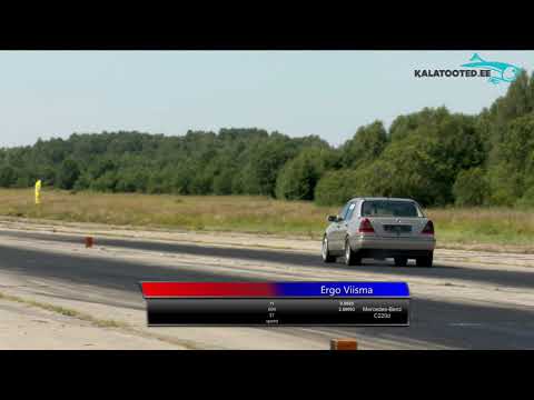Ergo Viisma - Mercedes-Benz C220d. Dragrace @ EDRA nationals 2019