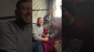 زيارة لاخونا ابو محمد وإعطائه مبلغ على نفقة كريمة من الأخت ياسمين بنية شفاء ابنها كميل