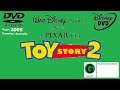 Opening And Closing To Toy Story 2 Buena Vista Home Entertainment DVD Australia 2005