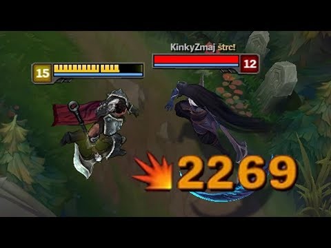 2000 Crit Every Auto Attack - Full Crit Darius [ League of Legends ]