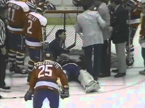 Pete Peeters Knocked Out 1988 Playoffs