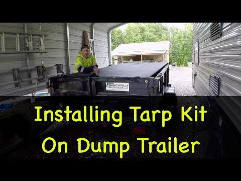Installing Tarp kit on Dump Trailer