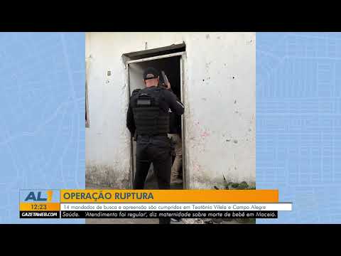 Operação cumpre mandados contra tráfico em Teotônio Vilela e Campo Alegre - 03/12/25
