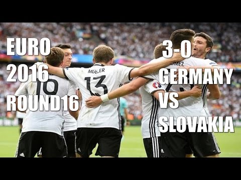 Euro 2016 Round16: Germany vs Slovakia 3-0 all goals highlight lHD