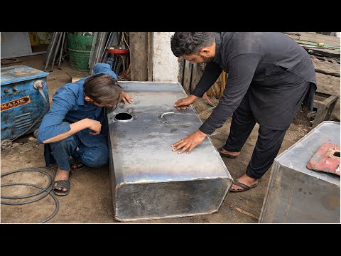  Amazing Manufacturing processes  of Truck Diesel Tank || 200 liter Diesel Tank Making process ||