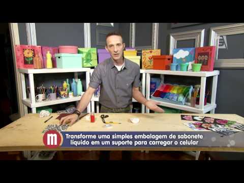 Mulheres - Artesanato: Suporte para carregar o celular (31/08/15)