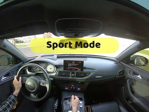 Audi S6 Borla exhaust(Bumper mounted microphone!)