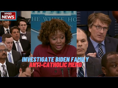 KJP no comment on Investigations into Biden Family, refuses comment Gov Anti-Catholic Memo